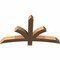 Ekena Millwork Davenport Timber Gable Bracket, Western Red Cedar, 48"W x 28"H x 3 1/2"D x 3 1/2"F, 14/12 Pitch GBW048X28X0404DAV00SWR - alternate 3